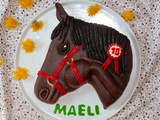 Gâteau tête de cheval, 10 ans de Maëli