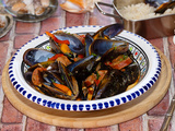 Moules crémeuses au chorizo