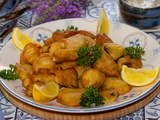 Moules en beignets