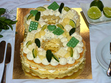Number cake Mojito pour les 8 ans de Cléa