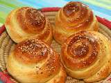 Petits pains marocains escargots