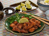 Poulet karaage, 鳥から揚げ poulet frit japonais