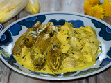 Poulet sauté et curry d’endives