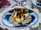 Profiteroles glacées à la vanille