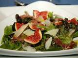 Salade d'automne aux figues fraiches