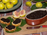 Tapenade d’olives noires aux figues