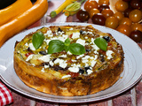 Tarte tourbillon pâte filo d’été, courgettes, tomates et feta