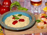 Tartinade de pois chiche au basilic