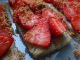 Tartelette à la fraise – Biscuitée et sans crème
