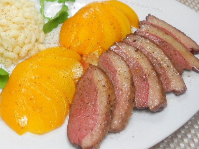 Rôti de magret de canard à l'orange - Au Fil du Thym