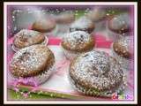 Muffins au café coeur chocolat blanc