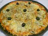 Pizza artichaud /oignon /champignon de paris