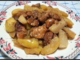 Porc confit au cidre et pommes