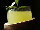 Cocktail d’ananas, citron vert et eau de coco