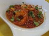 Crevettes sauce tomate