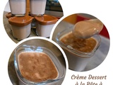 Crème dessert à la Pâte à Tartiner aux noisettes