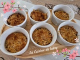 Crumble de Pommes au Caramel au Beurre salé et Sablés Bretons