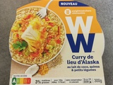 Je teste les plats cuisinés ww : Curry de Lieu d'Alaska Au lait de Coco, Quinoa & Petits Légumes