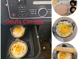 Oeufs Cocotte Cuisson Air Fryer