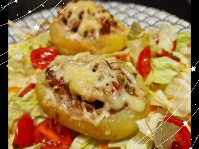 Recettes de Pommes de Terre Farcies Boeuf Et Poivrons