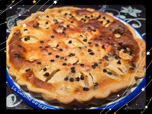 Recettes de Tarte aux Pommes Amandes Et Pepites de Chocolat