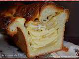 Cake brioché aux pommes et fromage blanc