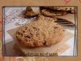 Cookies aux noix et raisins