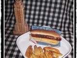 Hot-dog new-yorkais et frites maison