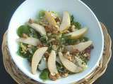 Salade de poires aux noix