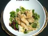 Salade de poulet à la dijonnaise