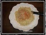 Spaghettis sauce Homard