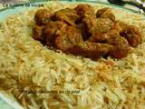 Ragoût de viande au riz pilaf