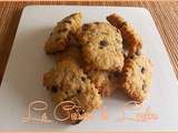 Cookies noisettes, flocon d'avoine fourrés philadelphia milka