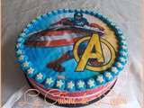 Gâteau  Captain América 