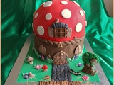 Gâteau  maison dans la forêt 