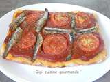 Pizza expresse à l'anchois au cake factory - Gigi cuisine pour vous