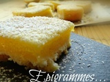 Lemon Bars (Carrés au Citron)