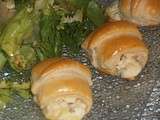 Mini - Croissants au Saumon fumé   Tour en cuisine n°48 
