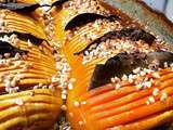 Courge butternut façon hasselback