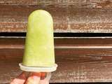 Popsicle : glace verte au concombre
