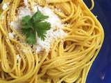 Spaghetti au safran