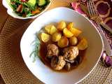 Boulettes de veau express, sauce aux champignons