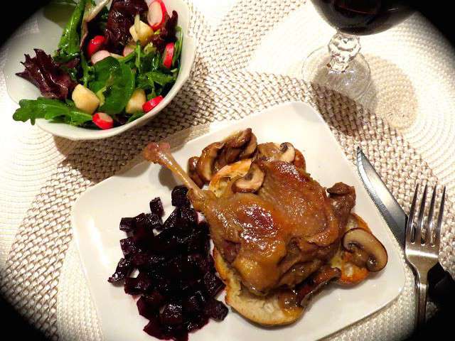 Recettes de Sauce aux champignons et Canard