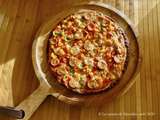 Pizza sicilienne à la saucisse et aux poivrons
