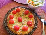 Pizzettas exquises aux tomates et au cheddar
