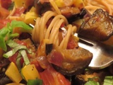 Spaghetti express aux légumes grillés