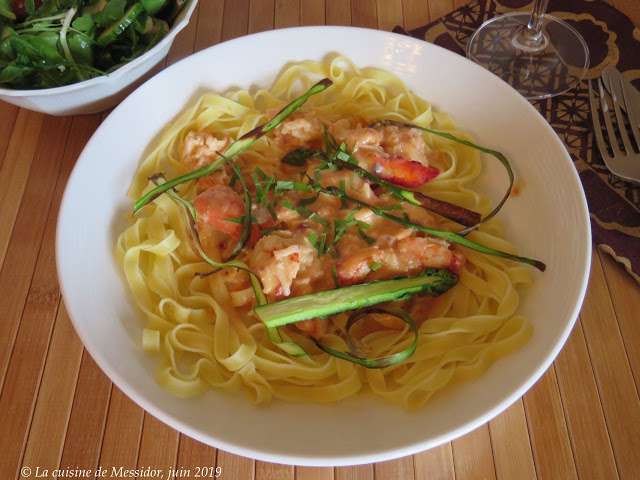 Recettes De Homard Et Tagliatelles