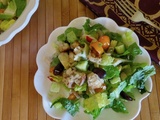 Vacances en cuisine 11 - Salade repas au poulet