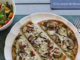 Vacances en cuisine 20 - Petites pizzas minute à cinq ingrédients