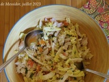 Vacances en cuisine 40 - Salade de goberge, version chou-coco